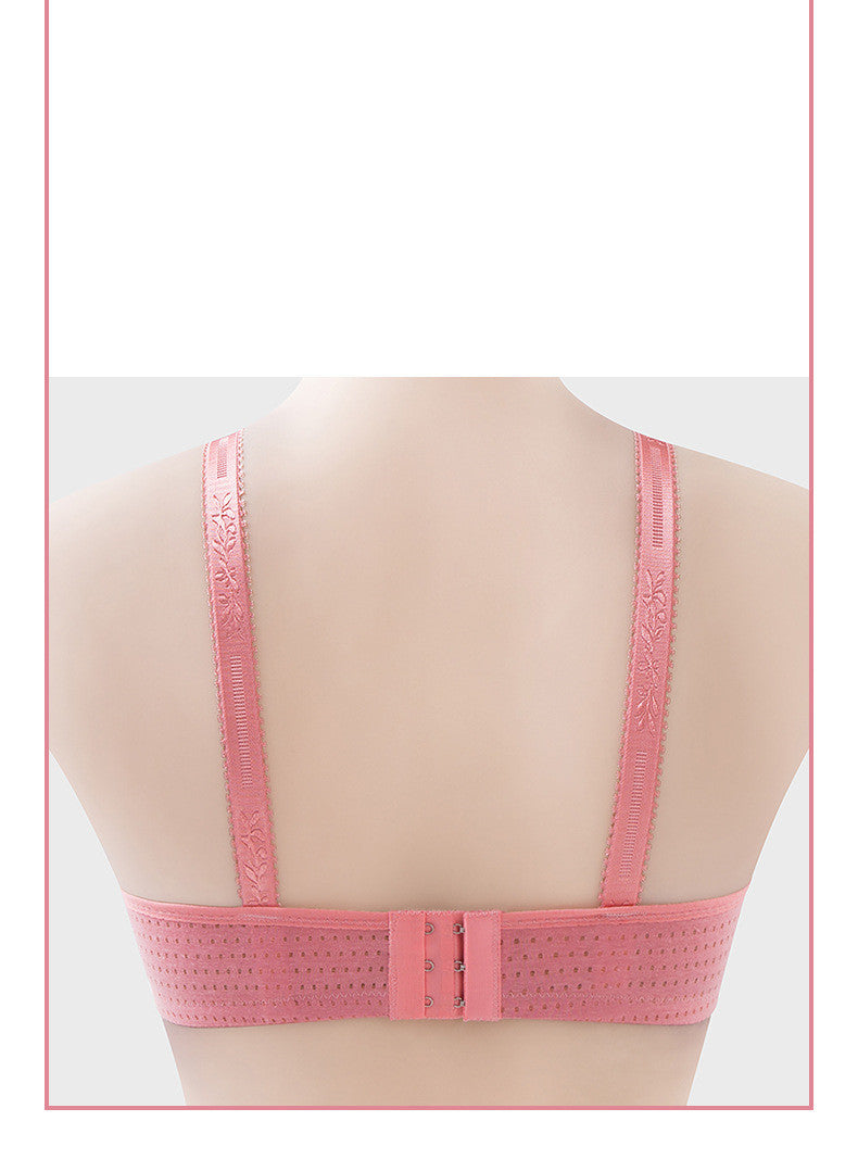 Natural Traditional Thin Mold Cup Green Women's Seamless Breathable Underwear Bra