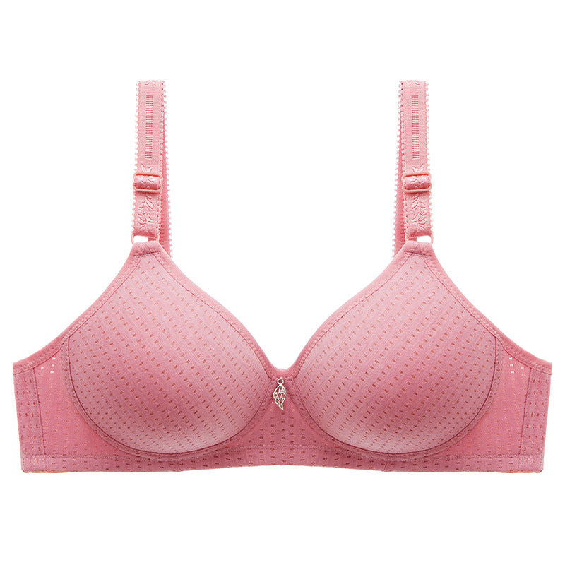 Natural Traditional Thin Mold Cup Green Women's Seamless Breathable Underwear Bra