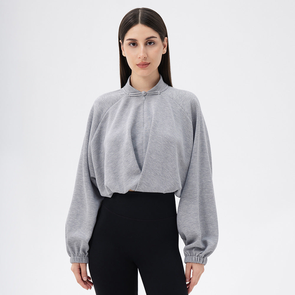 Modal Loose Fitness Sports Sweater Yoga Clothes