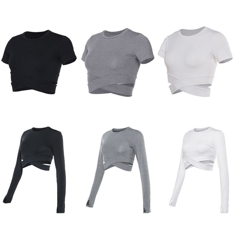 Long-sleeved quick-drying fitness clothes