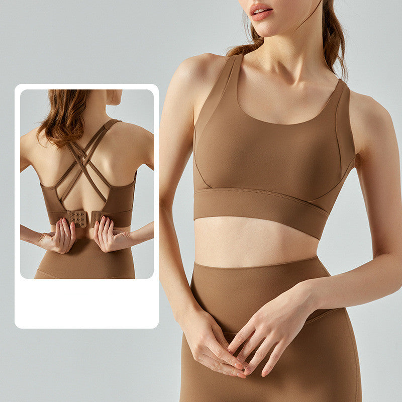 Women's Fashion Casual One Piece Padded Clashing Bras