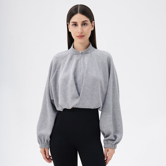 Modal Loose Fitness Sports Sweater Yoga Clothes