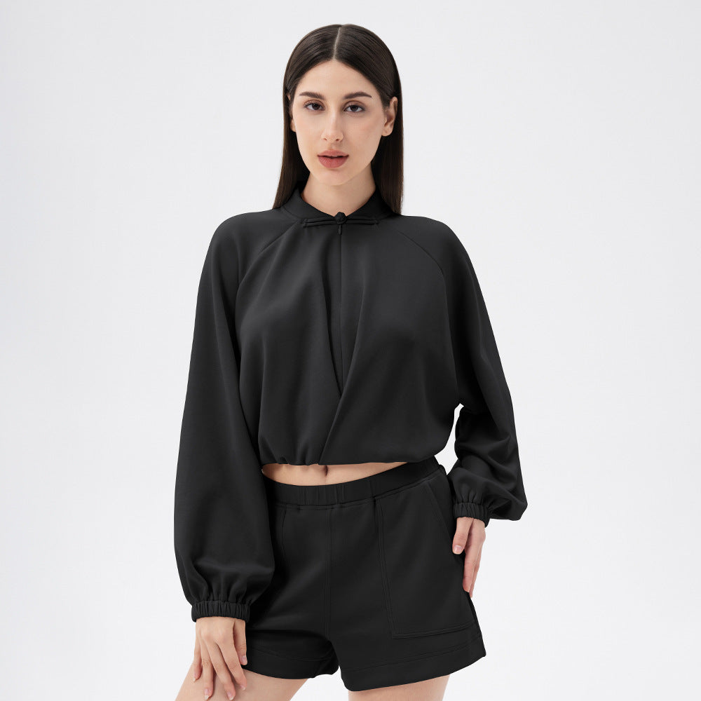 Modal Loose Fitness Sports Sweater Yoga Clothes
